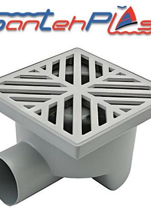 Душевой трап с пластиковой решеткой th-150-50.01 dn50, santehplast