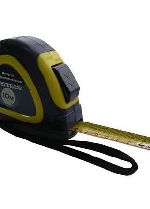 Рулетка 10м/25мм с автостопом и магнитом стандарт pmt-1025