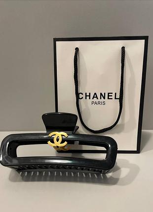 Шанель краб для волос / удобная заколка для длинных и густых волос