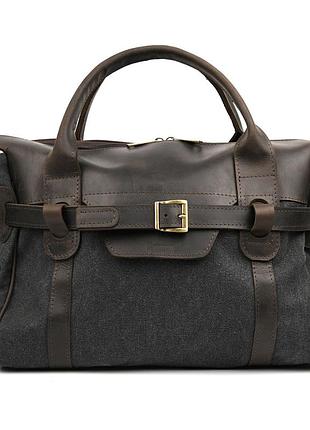 Дорожня спортивна сумка зі шкіри та канвасу rcg-7079-3md бренду tarwa