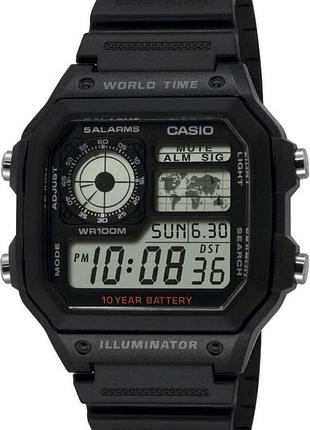 Мужские часы casio timeless collection ae-1200wh-1avef