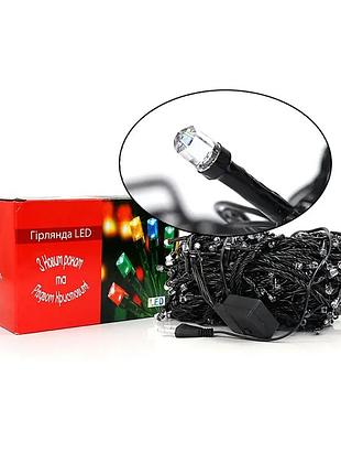 Чорний провід гірлянда 400led теплий and 117-5