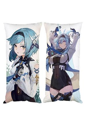 Наволочка чехол для подушки эола геншин импакт genshin impact двухсторонняя 30х50 см (pp0038_50)