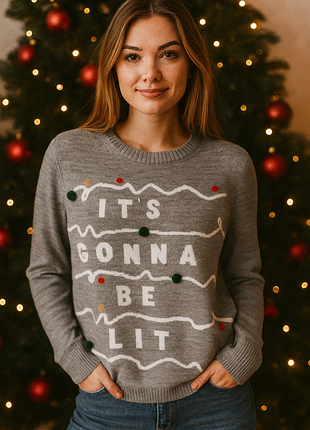 Новорічний светр жіночий