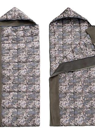 Спальный мешок пиксель для летне-весенних походов 3d сетка и защита от маскитов ve-33