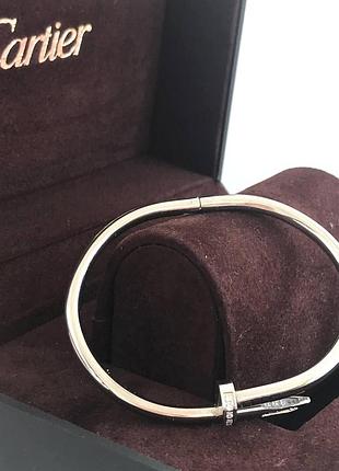 Cartier браслет гвоздь покрытие белым золотом / картье браслет гвоздь