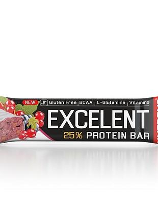 Протеиновый батончик excelent 85 г - nutrend чёрная смородина-клюква