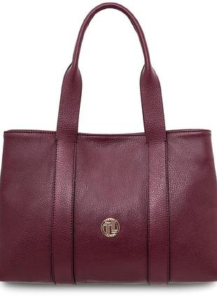 Жіноча шкіряна сумка шоппер на 2 відділення callie tuscany tl142415