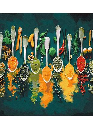 Картина по номерам "пряные специи" bs52897 brushme 40х50 см