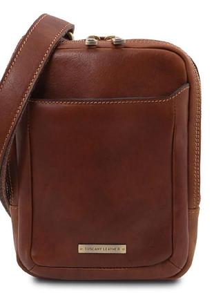 Чоловічі шкіряні сумки через плече tuscany tl142428 mark