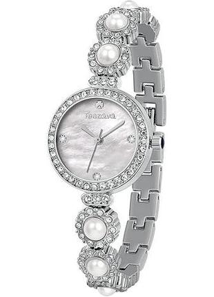 Жіночий годинник teezava з браслетом, з перловим принтом, кварцові аналогові, amazon, німеччина