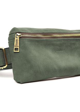 Сумка мужская напоясная (через плечо) небольшая tarwa зеленый (rе-1818-3md)