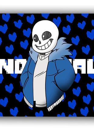 Коврик компьютерный андертейл undertale большой 29х36 см (cc_112)