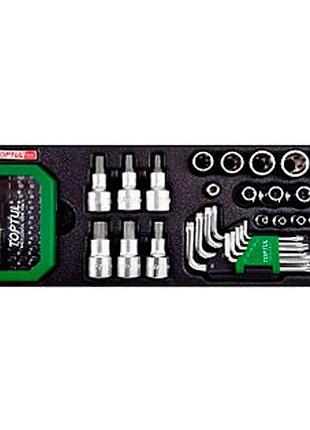 Набор инструмента torx в ложементе 65ед. toptul gaat6502