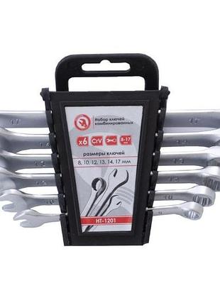 Набор рожково-накидных ключей intertool 6 шт. (8-17 мм) storm (ht-1201)