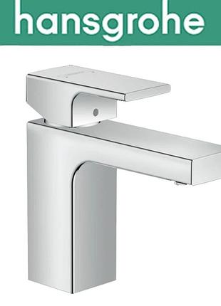 Смеситель hansgrohe (art 71561000) для раковины однорычажный с сливным набором, vernis shape, хром