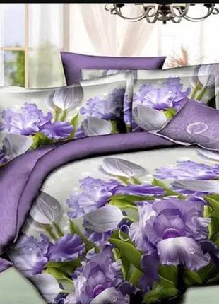 Постельное белье ранфорс ирис