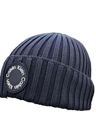 Шапка мужская ck hats baret ck-1712 navy blue