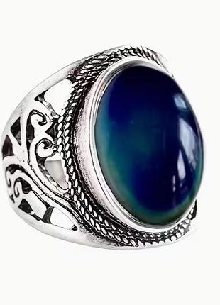 Каблук кольцо с камушками, меняющим цвет, размер 18