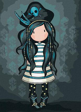 Картина за номерами "black pearl santoro gorjuss collection" kho8679, 30х40 см