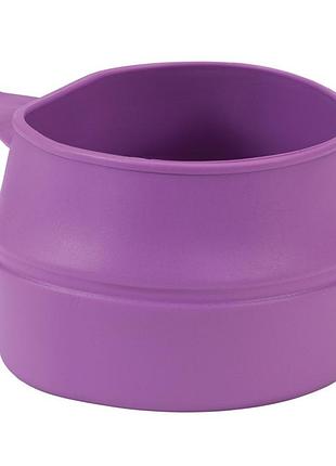 Кружка wildo fold-a-cup миска, фиолетовый