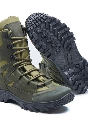 Тактические демисезонные берцы армейские штурмовые олива 42