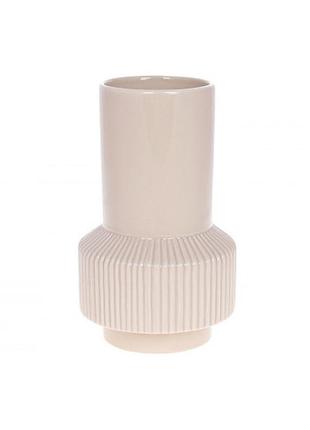 Ваза керамічна h-22см бежева 733-493/bonadi