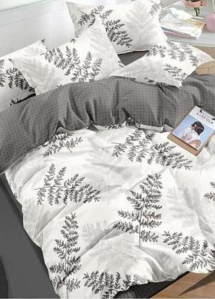 Комплект папороть мікс бязь комфорт текстиль двуспальный
