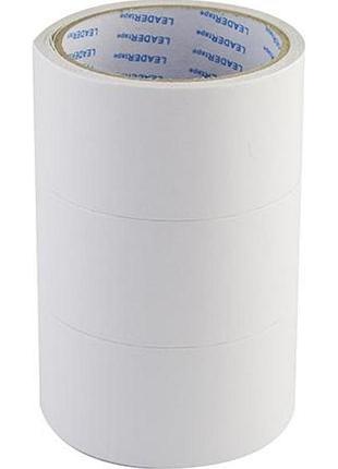 Стрічка клейка двостороння leader 48 ммх10м