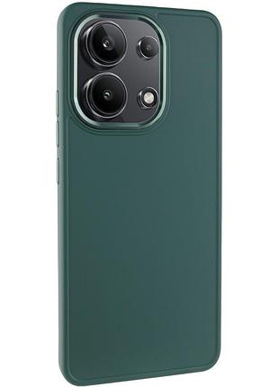 Tpu чохол bonbon metal style для xiaomi redmi note 13 pro 4g / poco m6 pro 4g зелений / army green, силікон помаранчевий / papaya зелений / pine green