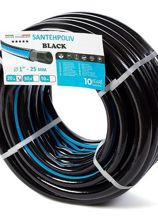 Шланг для полива santehpoliv black 1", 20м (3 слойный), winmix польша