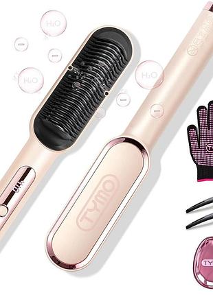 Випрямляч для волосся tymo ring plus ionic hair straightener brush, amazon, німеччина