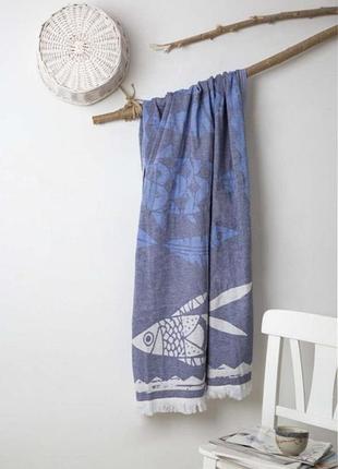 Рушник-поштемаль пляжний irya 90х175 fitz