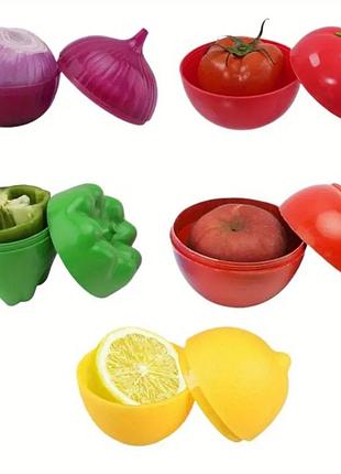 Контейнери для зберігання овочів і фруктів 5 шт.
