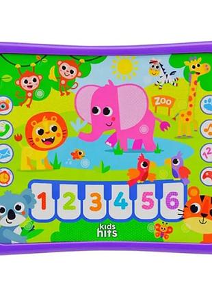 Іграшка інтерактивний планшет "мій веселий zoo" (назви тварин, звуки, вірши, мелодії) (kh01/005)