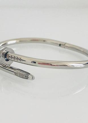 Cartier браслет гвоздь покрытие белым золотом / картье браслет гвоздь