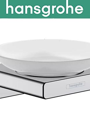 Мыльница hansgrohe (art 41746000) с держателем addstoris, хром