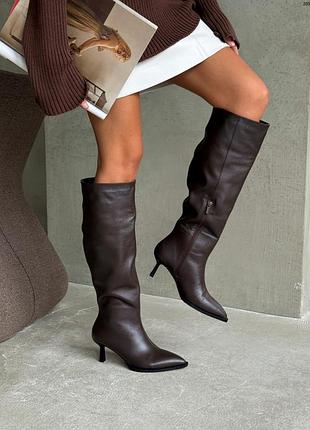 Чоботи з натуральної шкіри італія