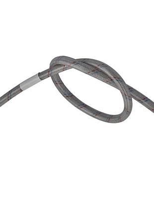 Гнучкий шланг для підключення води гайка 1/2'' - штуцер 1/2'' (60 см) (силик. оболонка) zerix (zx30 yousf