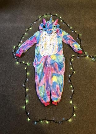 Кигурумі «єдиноріг іскорка» (звездный, единорог кигуруми искорка, пижама на молнии,дитяча)5 фото