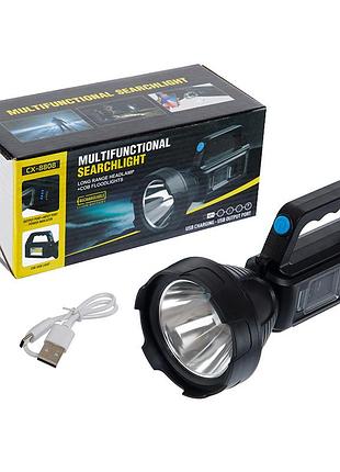 Фонарь кемпинговый светодиодный переносной cx-8808 черный (59577007), x-balog