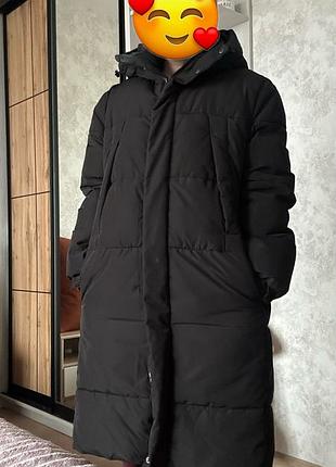 Пальто зимове чорне colins до -15°с