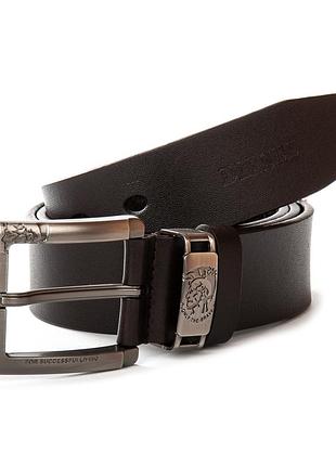 Ремень мужской кожаный ds-009 brown
