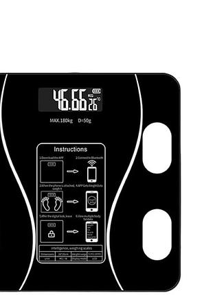 Смарт-весы умные весы напольные электронные bluetooth до 180 кг с приложением для смартфона scale one