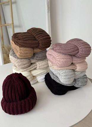 Шапка зимняя, шапка женская, шапка теплая