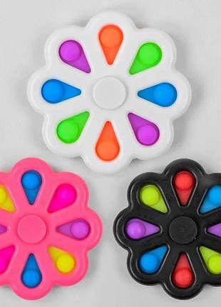 Игрушка игра антистресс с 45461 (1000) pop it (поп ит) simple dimple (симпл димпл) 9 см, 8 пупырок,