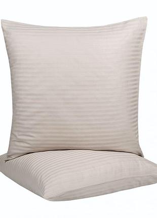 Набор наволочек 40х40см 2шт страйп сатин коктейль moonlight