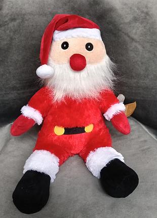 Мягкая игрушка санта клаус рождественский новогодний