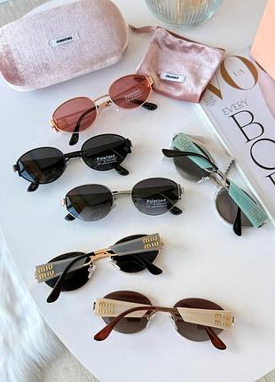 Окуляри miu miu, сонцезахисні окуляри ,на середнє обличчя,поляризація