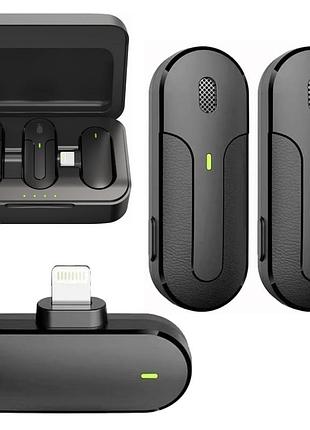 Беспроводной петличный микрофон для телефона 2шт в кейсе, к83